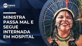 Sônia Guajajara é internada com suspeita de infecção | #SBTNews