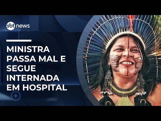 Sônia Guajajara é internada com suspeita de infecção | #SBTNews