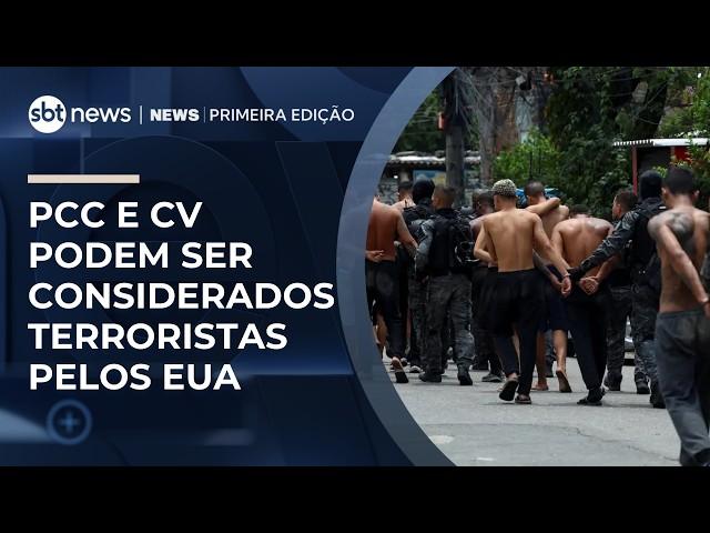 Especialista analisa classificação de facções como terrorismo | #NewsPrimeiraEdição
