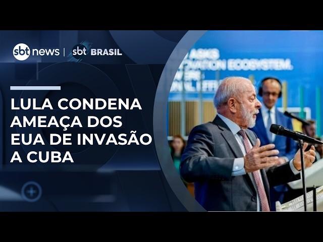 Na Alemanha, Lula condena ameaça de invasão de Cuba pelos EUA