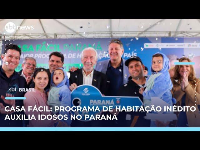 Programa inédito ajuda idosos a realizar o sonho da casa própria no Paraná | SBT Brasil (23/05/25)