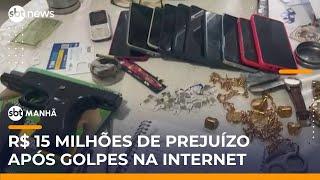 Polícia prende 10 suspeitos de extorsão pela internet em operação no DF | #SBTManhã