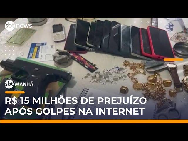 Polícia prende 10 suspeitos de extorsão pela internet em operação no DF | #SBTManhã