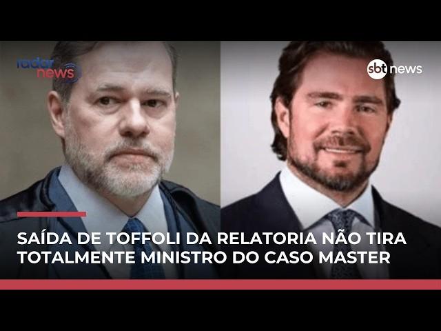 Saída de Toffoli da relatoria não tira ministro totalmente do caso Master; veja análise | #RadarNews