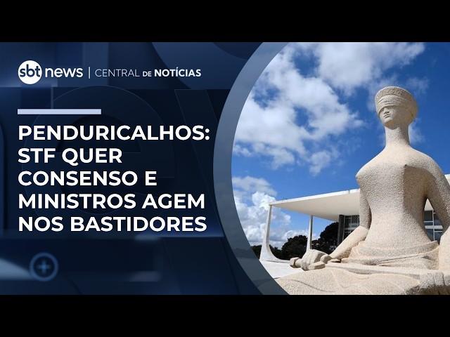 Ministros do Supremo Tribunal Federal buscam consenso sobre penduricalhos | #CentraldeNotícias