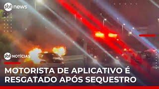SP: Motorista de aplicativo é resgatado após sequestro | #SBTNoticias
