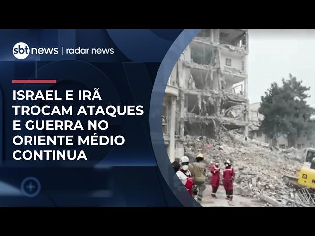 Oriente Médio: Israel bombardeia Teerã e Irã responde com mísseis contra Tel Aviv | #RadarNews
