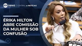 Érika Hilton comanda Comissão da Mulher e direta reage acusando viés ideológico | #CentraldeNotícias