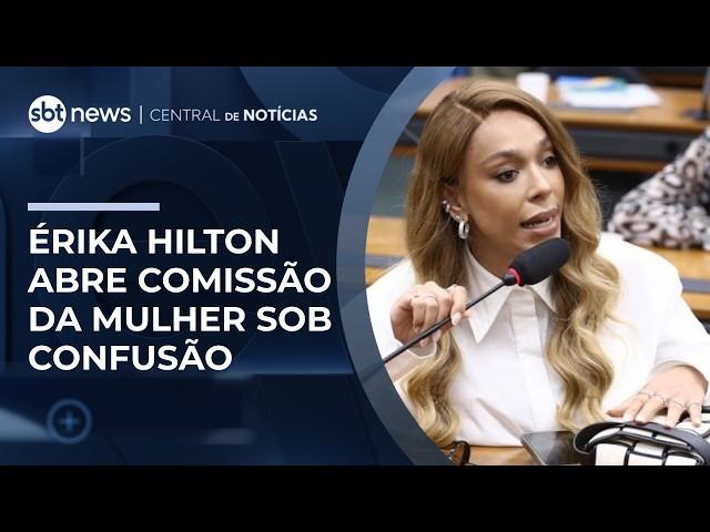 Érika Hilton comanda Comissão da Mulher e direta reage acusando viés ideológico | #CentraldeNotícias