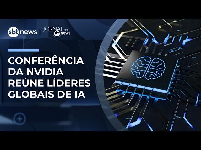 Conferência da Nvidia reúne líderes globais de Inteligência Artificial | #JornaldoSBTNews