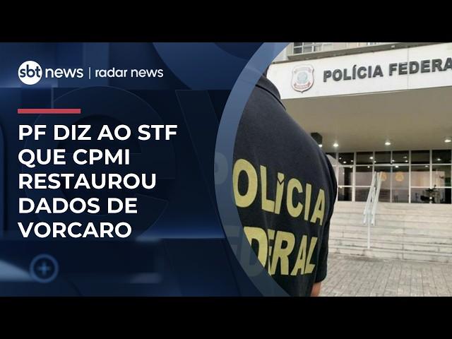 PF diz ao STF que CPMI restaurou dados de Vorcaro que haviam sido apagados | #RadarNews