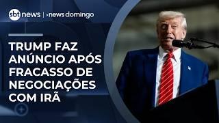 Trump anuncia bloqueio no Estreito de Ormuz após fracasso das negociações com Irã | #NewsDomingo