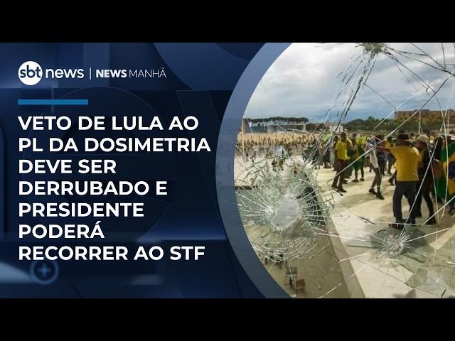 Veto de Lula ao PL da Dosimetria deve ser derrubado e presidente poderá recorrer ao STF | #NewsManhã