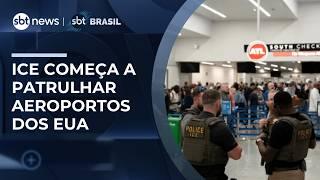 ICE começa a patrulhar aeroportos dos EUA; acidente deixa 2 mortos e 41 feridos em NY 