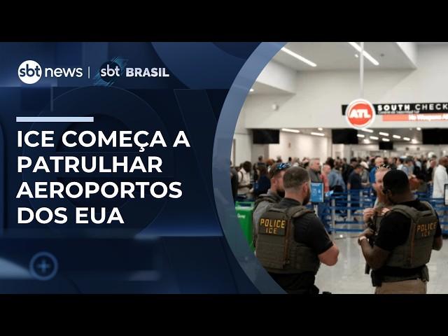 ICE começa a patrulhar aeroportos dos EUA; acidente deixa 2 mortos e 41 feridos em NY 