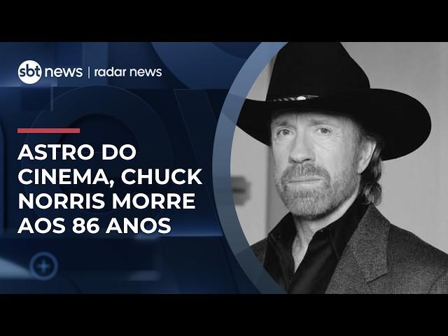 Astro do cinema, Ator Chuck Norris morre aos 86 anos | #RadarNews