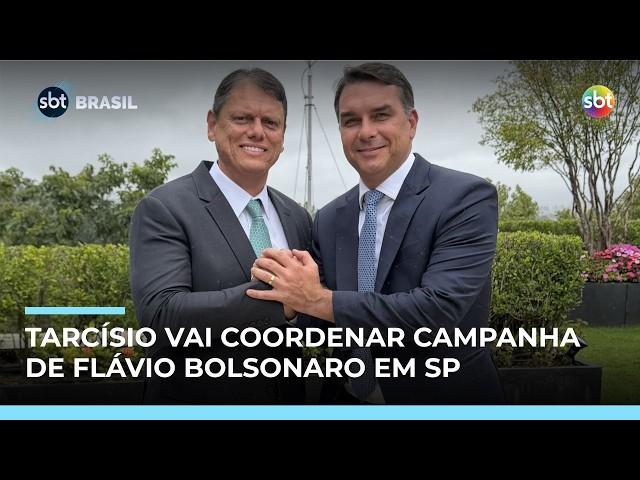 Tarcísio vai coordenar campanha de Flávio Bolsonaro à Presidência em São Paulo 