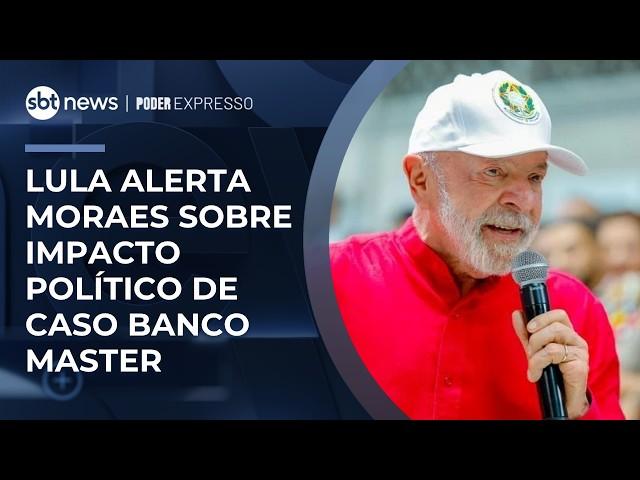 Lula sobre Moraes: "Não permita que esse caso do Vorcaro jogue fora sua biografia" | #PoderExpresso