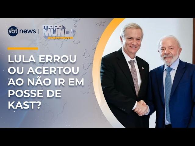 Lula deveria ter ido? Especialistas comentam ausência em posse de José Kast no Chile | #MapaMundi