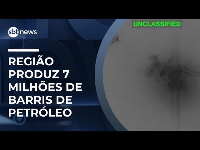 Trump divulga imagens de ataque à ilha de Kharg, no Irã | #NewsSábado