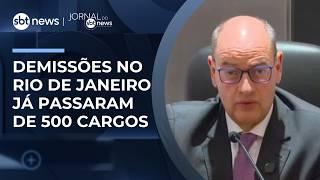 Governador em exercício do RJ faz exoneração em massa | #JornaldoSBTNews