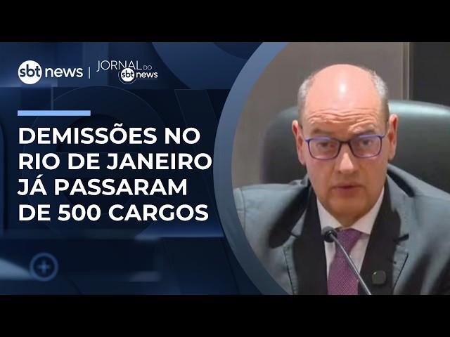 Governador em exercício do RJ faz exoneração em massa | #JornaldoSBTNews