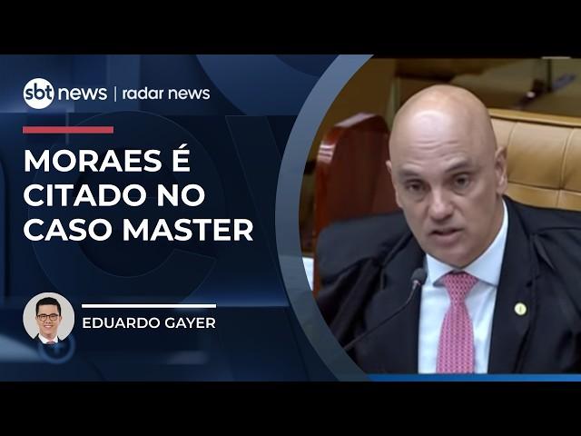 Moraes está no centro do caso Master e defesa mudar estratégia; veja análise | #RadarNews