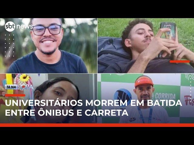 Saiba quem são as vítimas de acidente com ônibus da UFPA em GO | #TanaHora