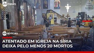 Homem-bomba mata pelo menos 20 pessoas durante missa em igreja na Síria | #SBTNotícias
