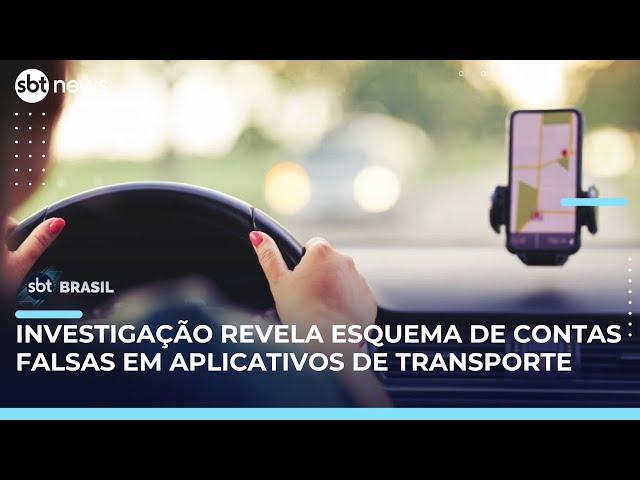 Venda de perfis falsos em apps de transporte facilita atuação de motoristas irregulares | #SBTBrasil