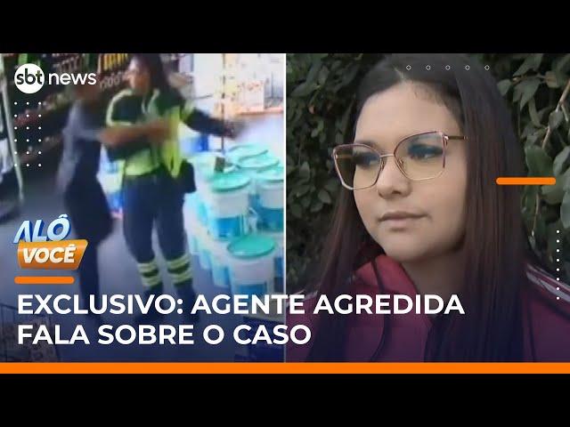 Agente agredida após aplicar multa em SP fala pela primeira vez | #AloVoce