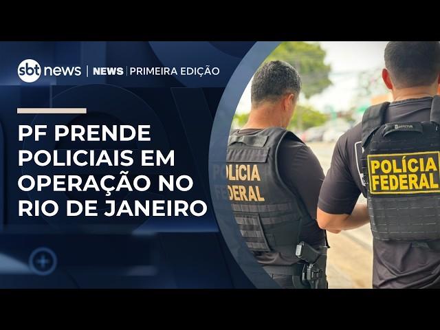 Operação Anomalia mira corrupção policial e ligação com o crime no Rio | #NewsPrimeiraEdição