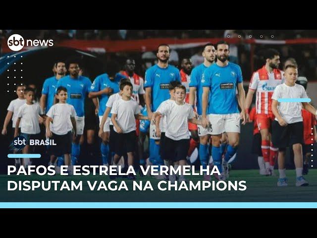 Pafos x Estrela Vermelha: SBT transmite confronto decisivo da Champions League | #SBTBrasil 