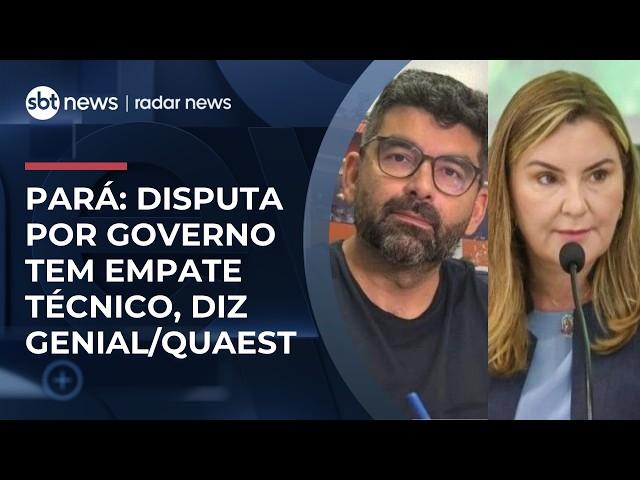 Pesquisa aponta empate técnico na disputa pelo governo do Pará; veja cenário | #RadarNews
