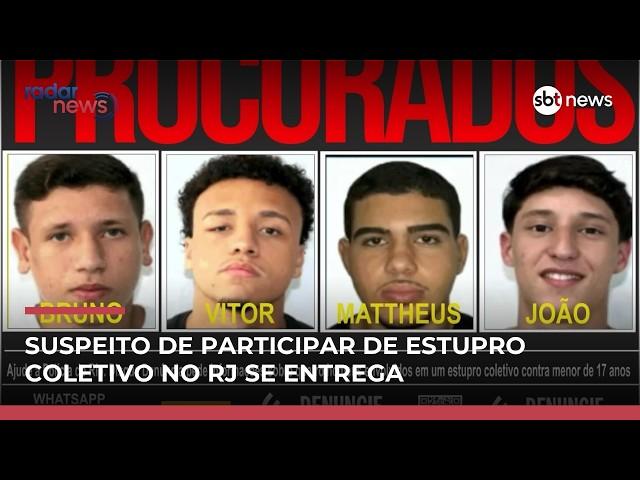 Suspeito de participar de estupro coletivo em Copacabana se entrega à polícia | #RadarNews