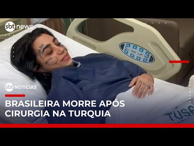 Marido de cantora brasileira morta em cirurgia na Turquia relata falhas no atendimento | #SBTNotícias
