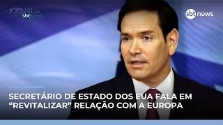 Secretário de Estado dos EUA fala em “revitalizar” aliança com a Europa | #JornaldoSBTNews