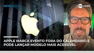 Apple marca evento fora do calendário e pode lançar modelo mais acessível | #NewsManhã