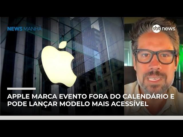 Apple marca evento fora do calendário e pode lançar modelo mais acessível | #NewsManhã