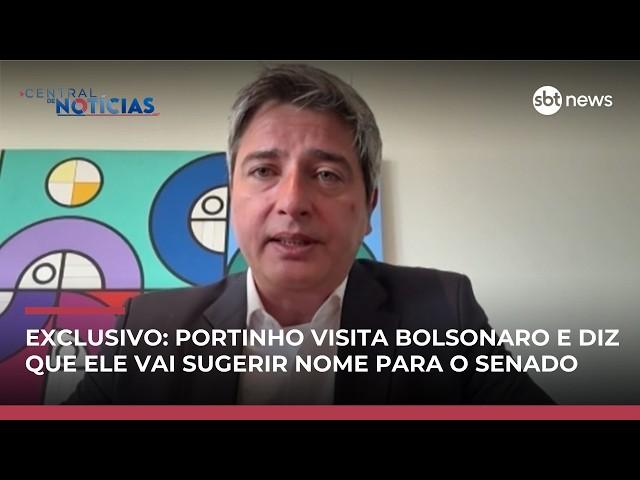 Portinho visita Bolsonaro e diz que ex-presidente vai sugerir nome para o Senado #NewsManhã