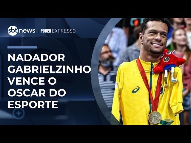 Nadador Gabrielzinho vence prêmio Laureus, considerado o Oscar do esporte | #PoderExpresso