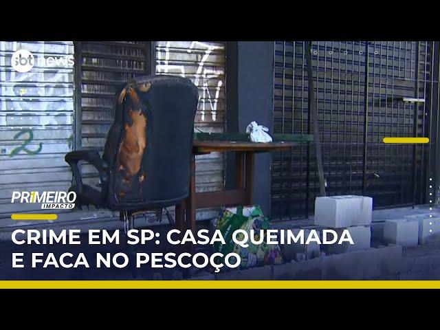 SP: Corpo é encontrado carbonizado com faca no pescoço após incêndio | #PrimeiroImpacto