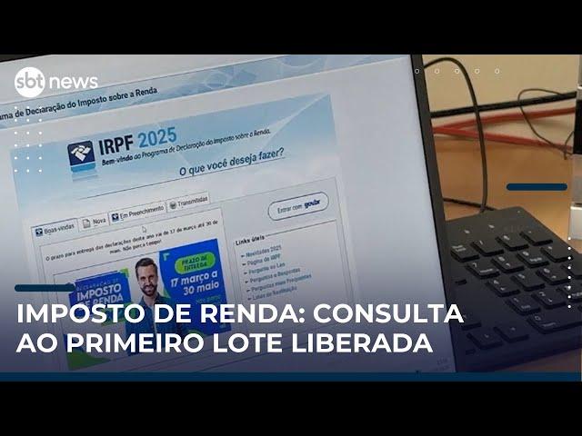 Receita libera consulta ao 1º lote da restituição do Imposto de Renda | #SBTNews Manhã (23/05/25)