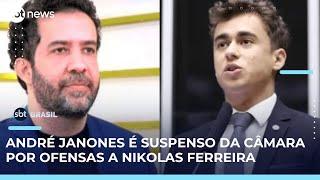 Conselho suspende por 90 dias mandato de Janones por ofensas a Nikolas Ferreira | #SBTBrasil