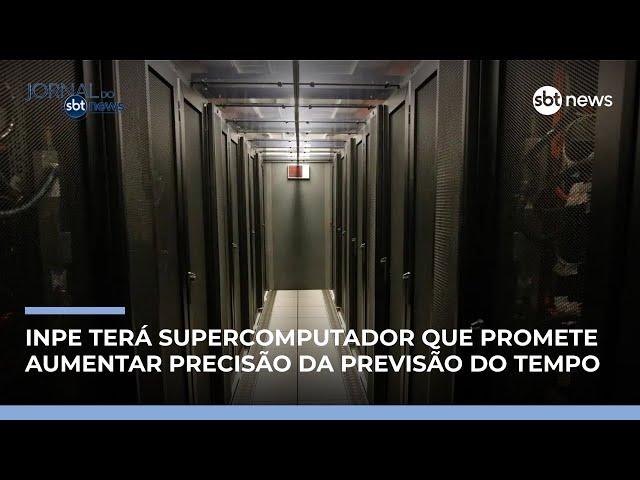 INPE inaugura supercomputador Jaci para melhorar previsões do tempo | #JornalDoSBTNews