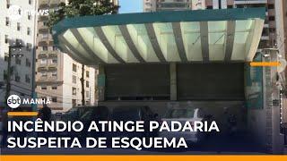 Padaria ligada a fação criminosa é incendiada em SP; local é citado em investigação | #SBTManhã
