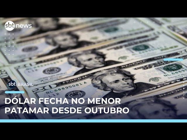 Dólar fecha a R$ 5,48 e alcança menor valor desde outubro de 2024 | #SBTBrasil 