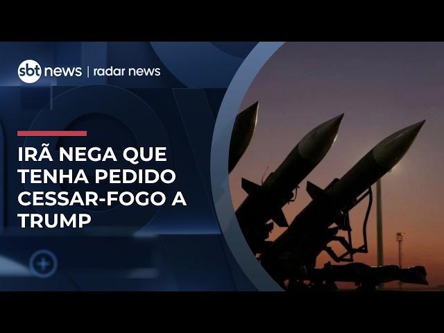Oriente Médio: Irã nega que tenha pedido cessar-fogo a Trump, diz TV estatal | #RadarNews