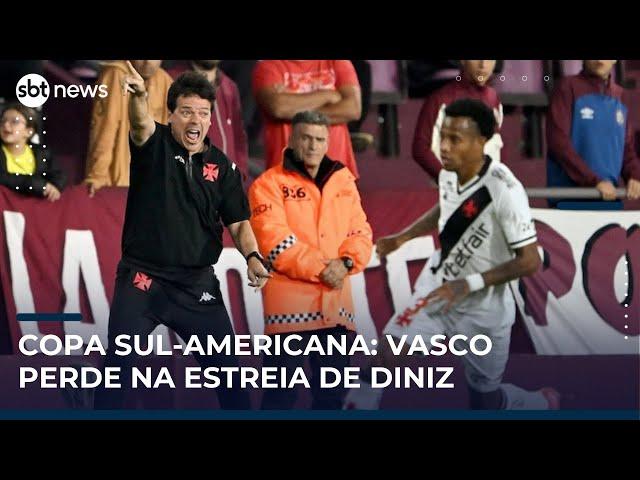 Na estreia de Diniz, Vasco perde e se complica na Sul-Americana | #SBTNews Manhã (14/05/25)