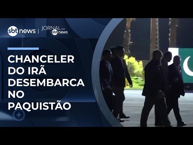 Chanceler do Irã inicia agenda externa em meio a impasse com EUA | #JornaldoSBTNews